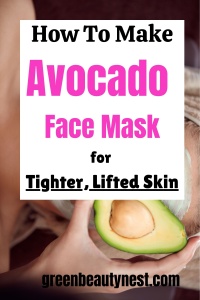 avocado face mask